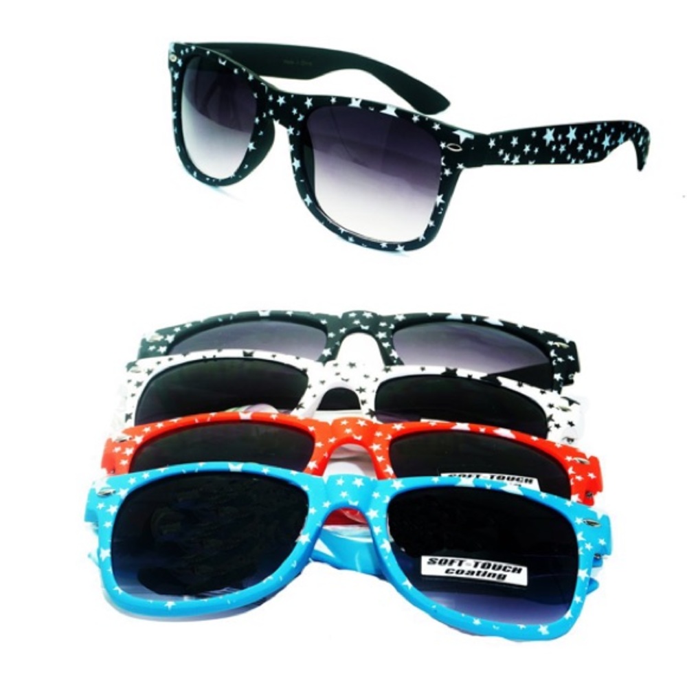 CLASSIC SUNGLASSES- Red & Stars